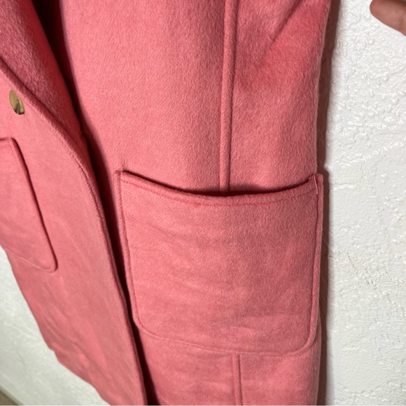 SUNDANCE Wool Blend Coat Pink Size Medium - Picture 6 of 15